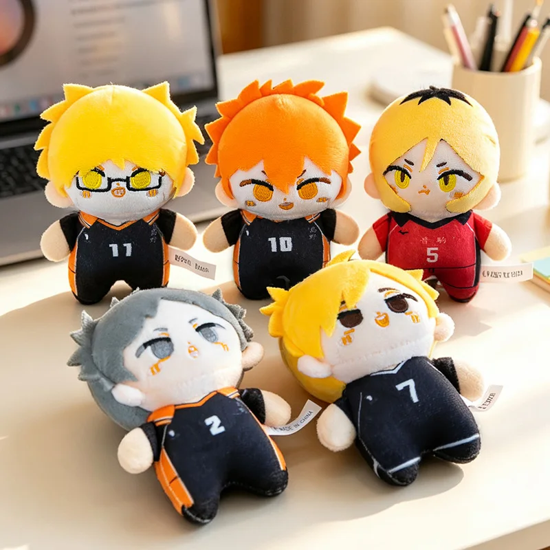 Haikyuu!! Anime Plüsch-Schlüsselanhänger Hinata Kageyama Oikawa Kuroo Nishinoya Puppe Taschenanhänger Sammlerstück Anhänger Rucksack Handtaschen-Deko – Detail 13