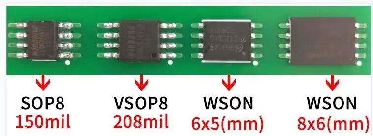 150mil كليب SOIC8 SOP8 اختبار ل EEPROM 93CXX/25CXX/24CXX برمجة الدوائر USB مبرمج TL866 RT809F RT809H CH341A