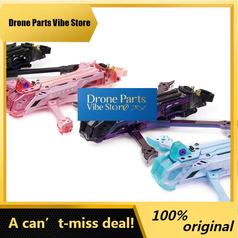 

DronePT J R C J5V2 5" DC Frame Kit Carbon Fiber Compatible O4 Air Unit Pro VTX / Colorful Lighting Effect For FPV Racing Drone P