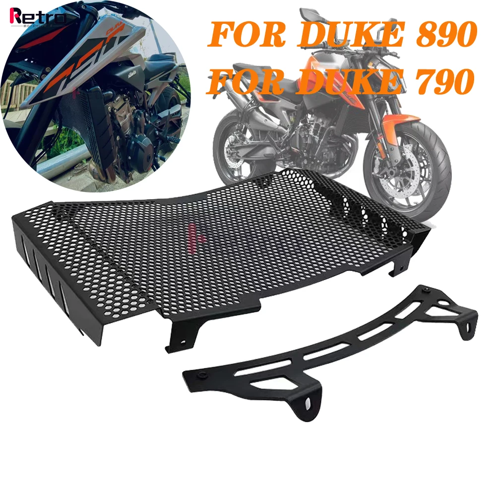 

Motorcycle Tank Grid Radiator Guard Aluminum Radiator Grille Protector Cooler For DUKE 790 890 DUKE790 DUKE890 2022-2023