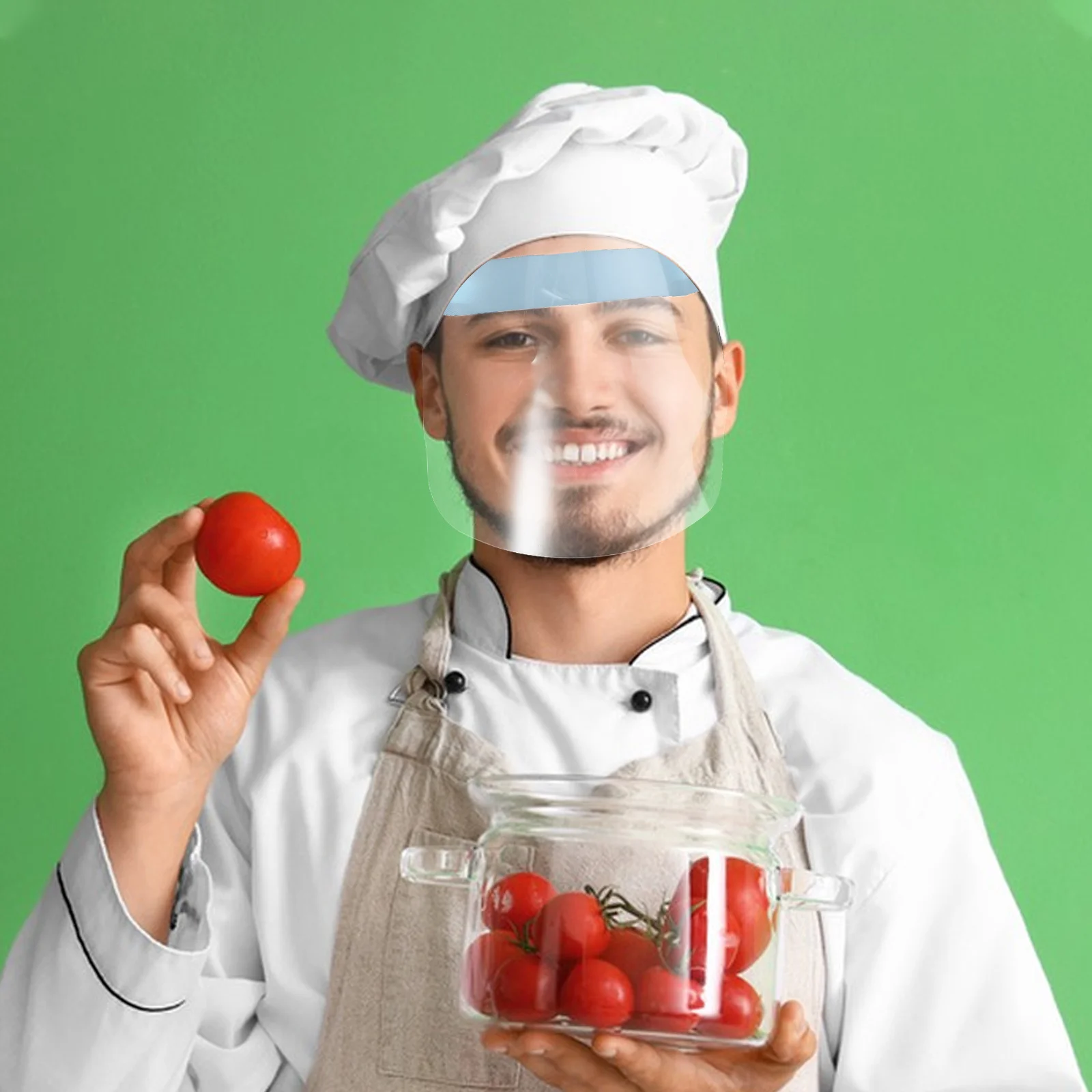 

Reusable Face Guard Soft Oil Splash Protection Kitchen Cooking Bbq Baking Face Cover Protective Safety Mask Shield