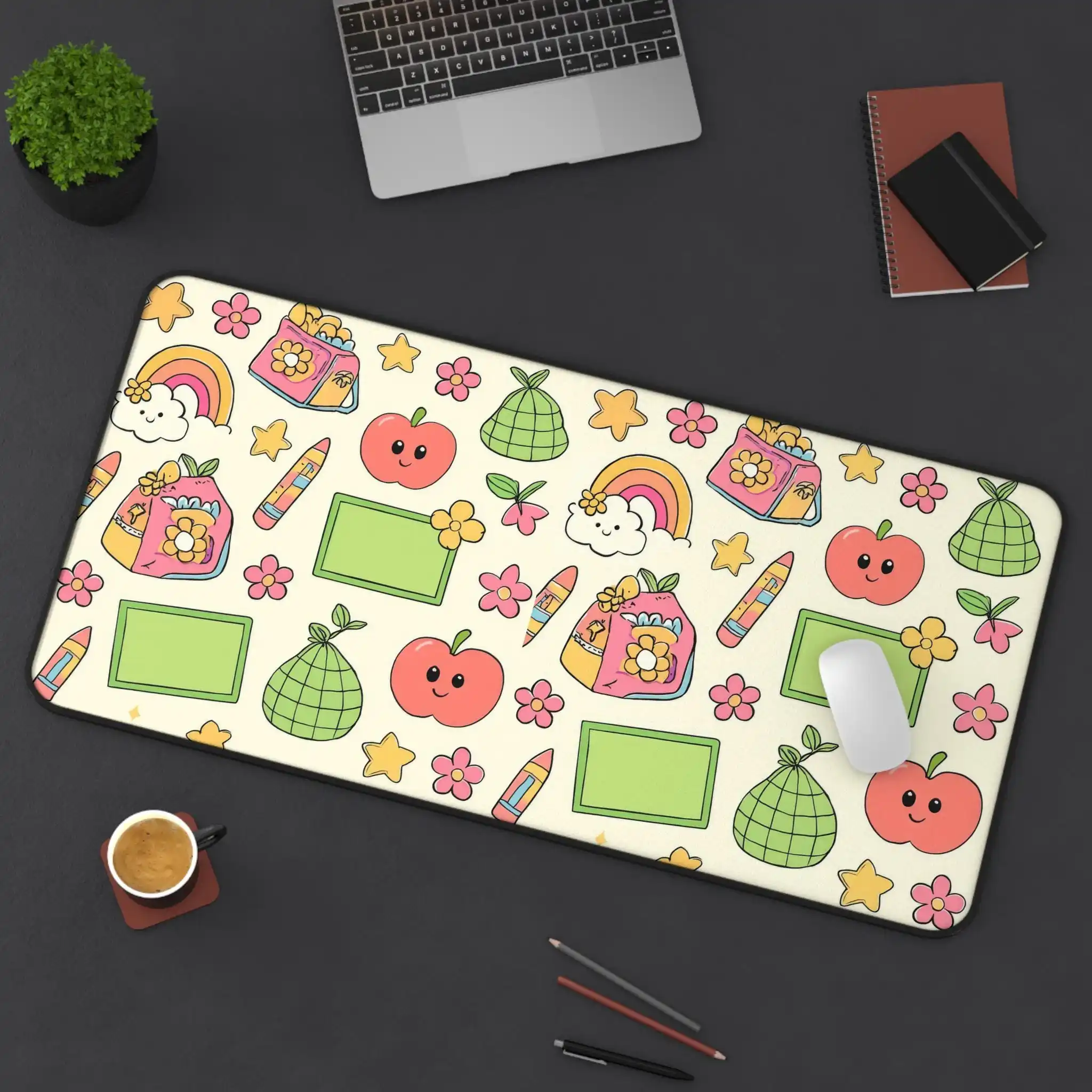 

Stationery Patterned Mouse Pad, Non-slip and Waterproof Mousepad，office Gaming Desk Decoration Mat,the Perfect Gift for Friends.