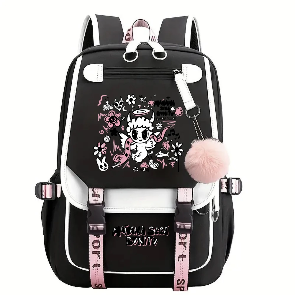 Hot Karol G Bichota Backpack Print Backpacks Girls School Bag for Teenager Laptop Backpack