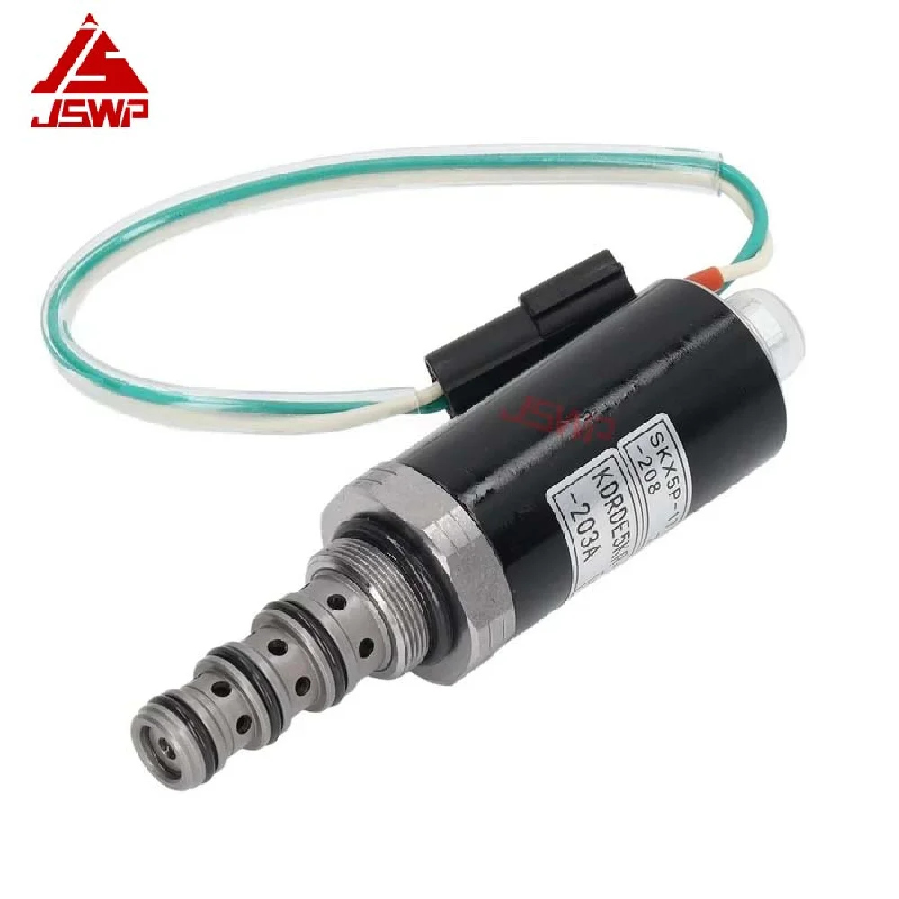 

JSWP Kawasaki hydraulic pump solenoid valve excavator suitable for SK200-3/DH200-7/R200/R220-5/EC210/CLG922/925 SKX5P-17-208