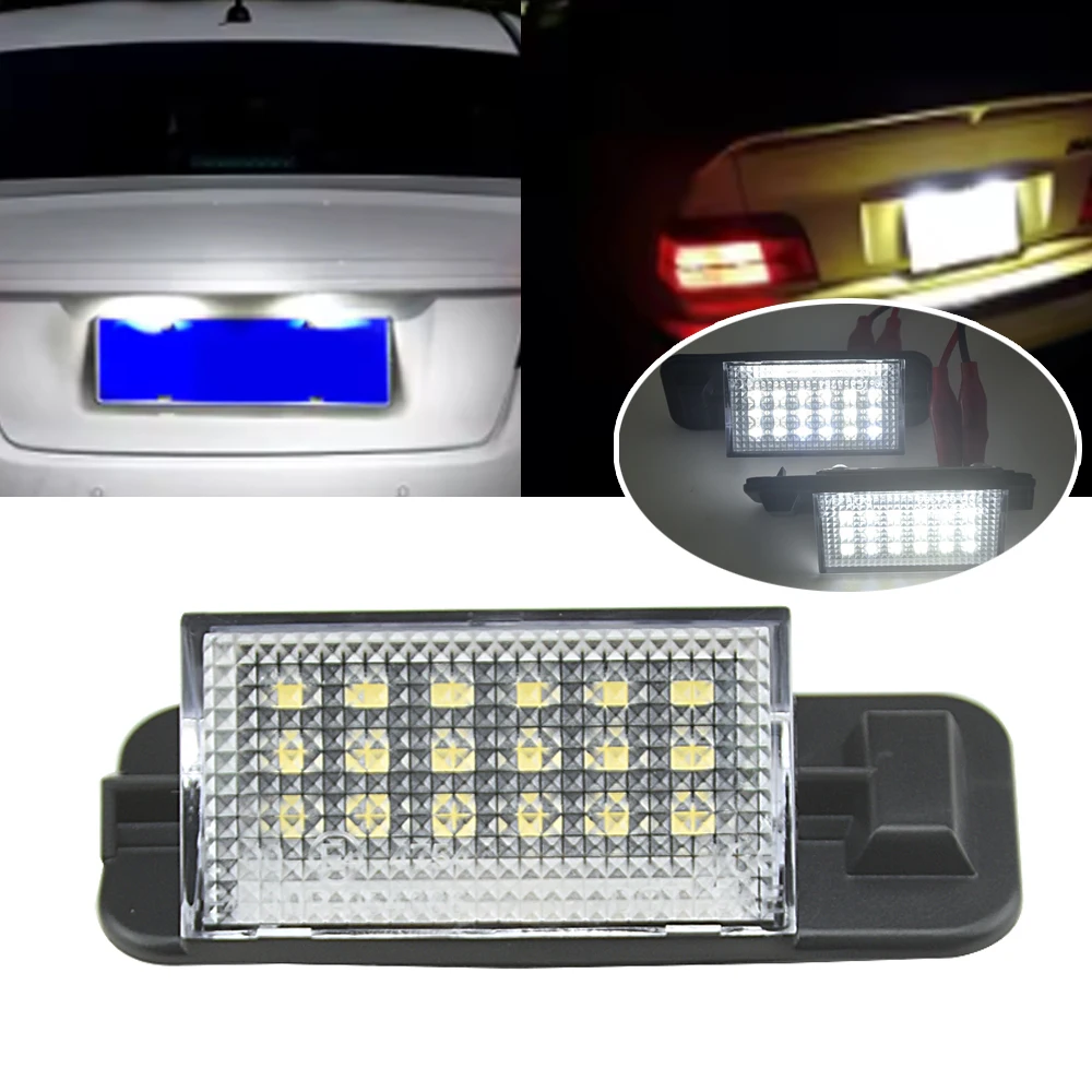 For BMW E36 Accessories Rear E36 Led License Plate Light Replacement 3 series 318i 325i 328i 1992 1993 1994 1995 1996 1997 1998