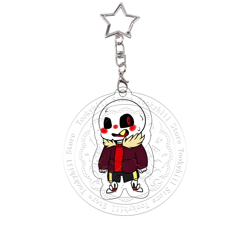 Undertale Acryl-Schlüsselanhänger Frisk Undyne Napstablook Cross Sans Anime Cartoon Spiel Sammlung Taschenanhänger Geburtstagsgeschenk – Detail 14