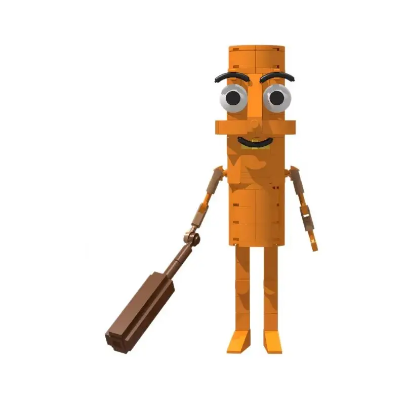 American Ai Shanhaijing Tungtungsahur, Wooden Stick, Human Communication, All Building Blocks, Figurines, Toys, Ornaments