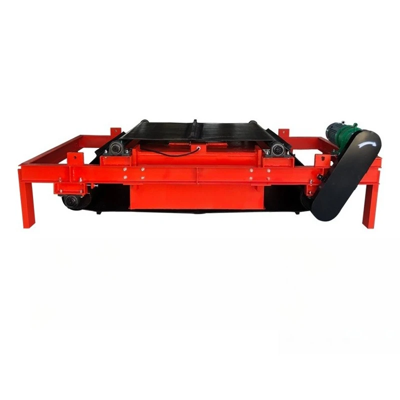 Dry self-loading electromagnetic iron remover belt self-cooling fully sealed structure strong magnetic iron remover