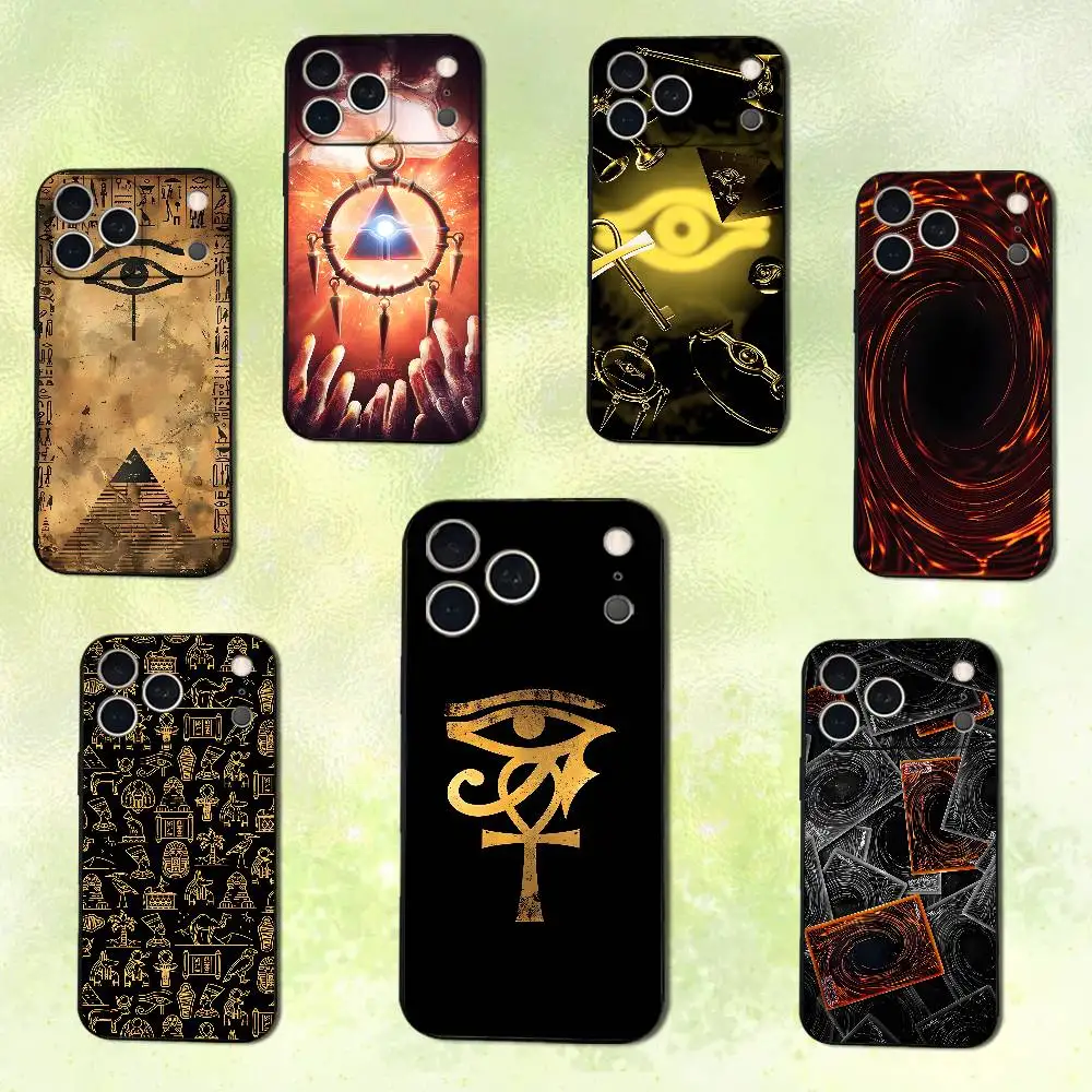 

Card Art Yu-Gi-Oh Game Phone Case For iPhone 14,13,17,12,11,16,15,Plus,Pro Max,XS,X,XR,SE,Mini,Soft Silicone Black Cover