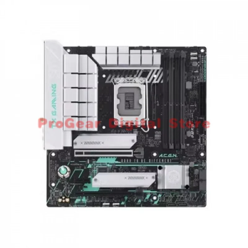 

Материнская плата Asus TX GAMING B760M WIFI D4 LGA 1700 mATX, поддерживает процессоры Intel 12-го, 13-го и 14-го поколений