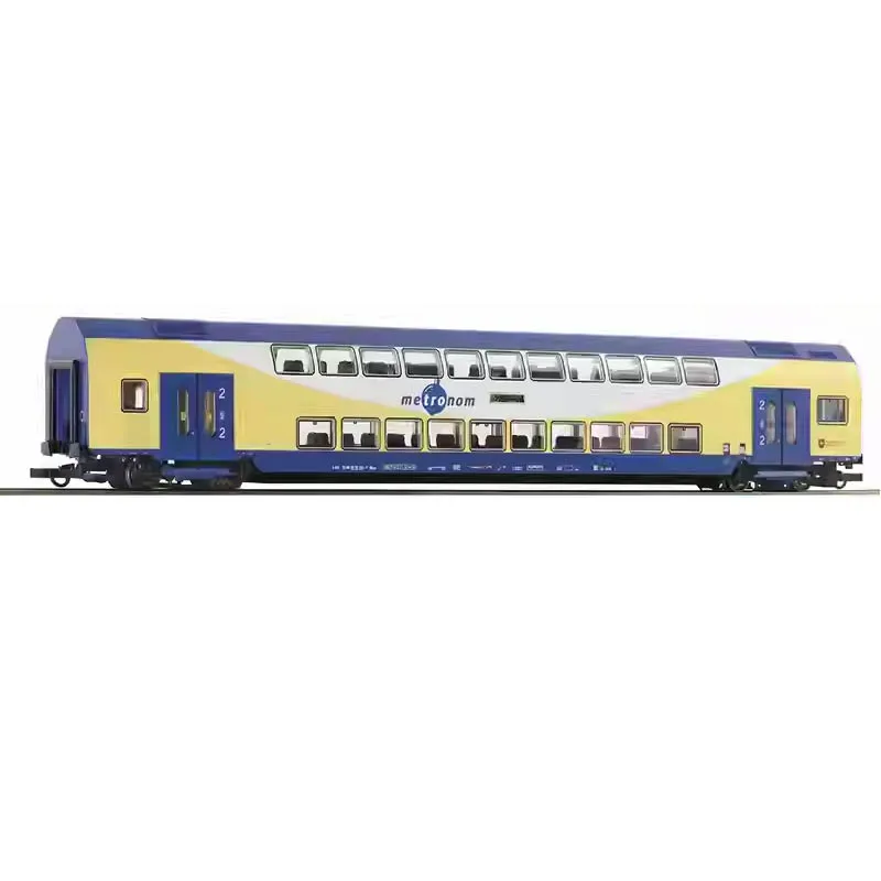 HO 1/87 نموذج القطار ROCO 6210105 المترونوم ذات الطابقين نموذج حافلة DCC الرقمية مع الضوء EP6 لعبة سيارة المسار
