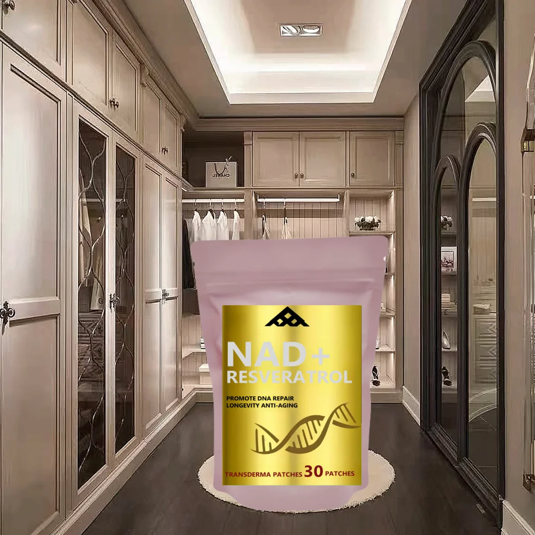30 Patches Nad+ Transdermal Patches With Resveratrol,vitamin B3 Nmn Alternative For Anti-aging