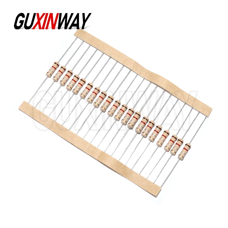 20 قطعة 1 واط الكربون فيلم المقاوم 0.1 0.12 0.22 0.27 680 750 820 910 أوم R K 5% المقاومة 1K 1.3K 3.3K 150K 180K 200K 0.1R-4.7M