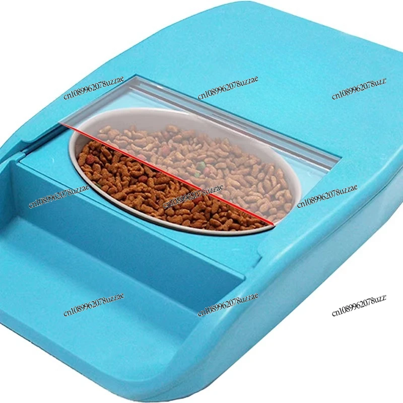 Intelligent Chip Recognition Induction Timing Automatic Feeder Switch Cover Wet Food Preservation Pet Cat Bowl Insect Proof