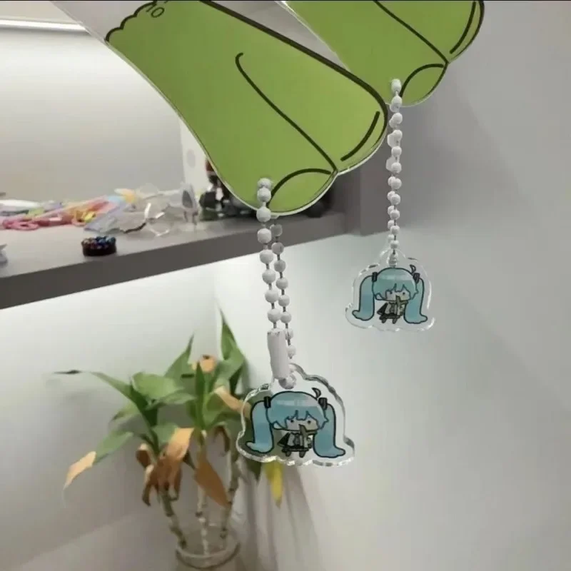 10cm hatsune miku estudante régua reta kawaii cebolinha anime japonês dos desenhos animados pingente réguas artigos de papelaria suprimentos amigos presente