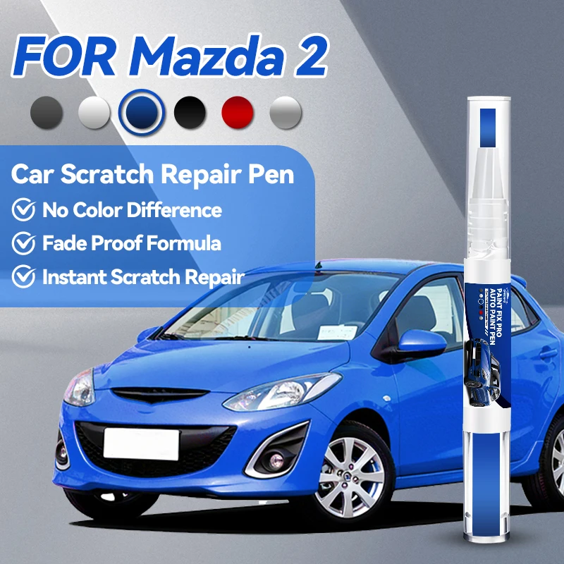 

Специализированные инструменты для ремонта царапин и детейлинга автомобиля Mazda 2 1996-2026: маркер для покраски, черная аэрозольная краска, аксессуары для авто