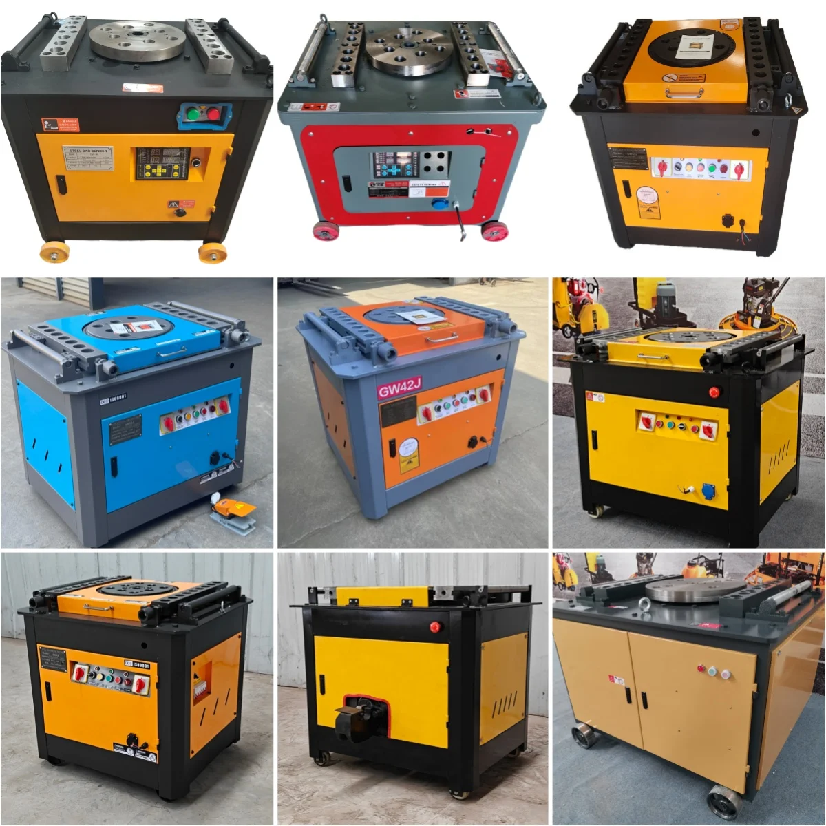 a for   1440R/MIN Steel Rebar Bender Automatic D6-32MM Beading Machine with Motor & Gear for Construction Projects