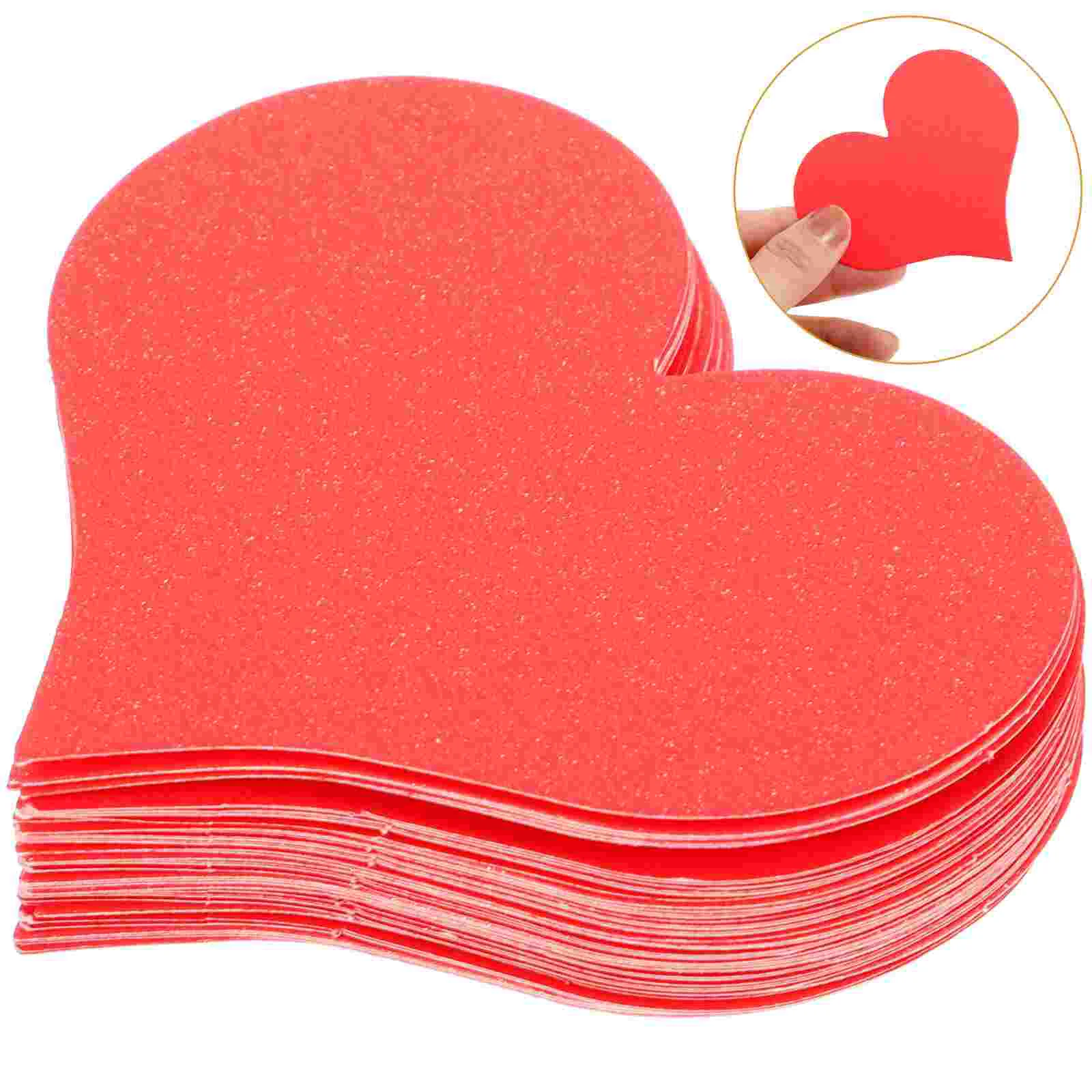 Heart Name Tags Cutouts Love Card Xmas Gift Pearl Paper Valentine Cards Cardstock