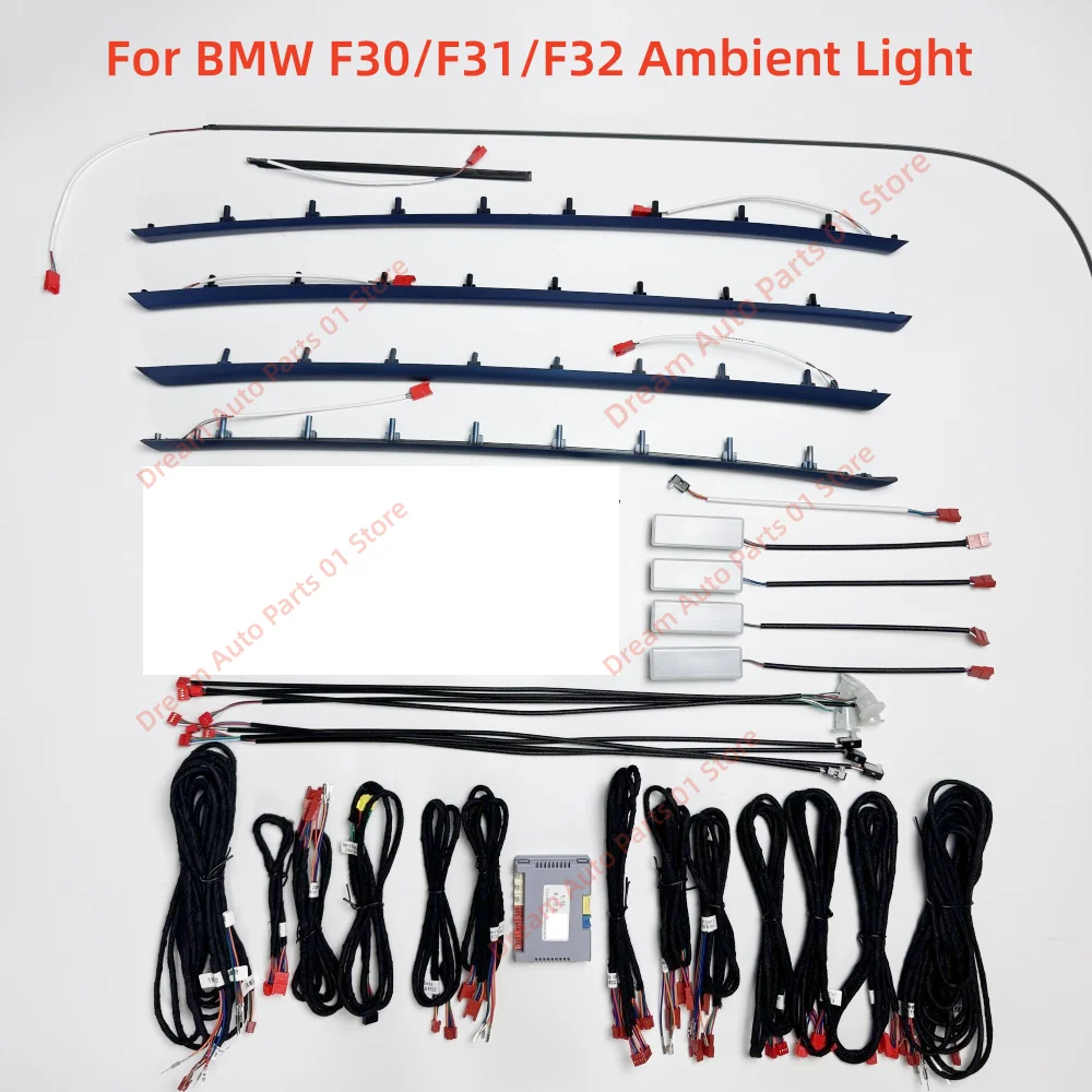 LED Atmosphere Lights for BMW F30 F31 F32 Automotive Interior Lighting Upgrade Ambient Light Kit Footlights Auto Parts New