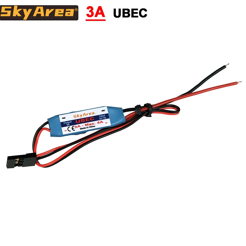 RC UBEC 3A 5.4V Voltage Regulator UBEC 2-5s Input  5.4V Output for RC Receiver CDI Lipo Battery Fixwing Airplane Car Boat Model