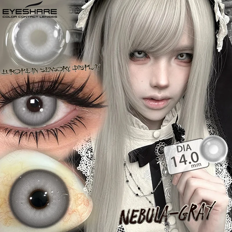 EYESHARE Farbige Kontaktlinsen für Cosplay Anime Lila Rosa Niedliche Kontaktlinsen Rote Linsen für Halloween Make-up Blaue Pupillen Y2K Linsen – Detail 7