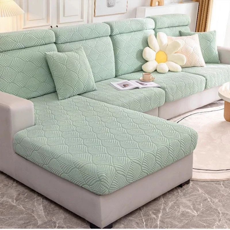 L-shape Chaise Lounge Sofa Cover Full Coverage Slipcover Non-slip Universal Couch Cushion Covers Combination Sofa Lid Protector