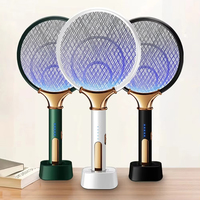 Rechargeable Electric Mosquito Racket Killer Electric Fly Swatter Fryer Flies Cordless Battery Power Bug Zapper Insects Racket