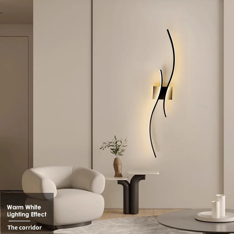 

Modern LED Wall Lights for Corridor Balcony Aisle Interior Aluminum LED Wall Lamps Wall Sconce for Bedroom Bedside AC85-265V