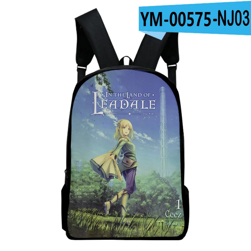 

Harajuku Novelty Youthful In the Land of Leadale Student School Bags Notebook Backpacks 3D Print Oxford Waterproof Travel Bags