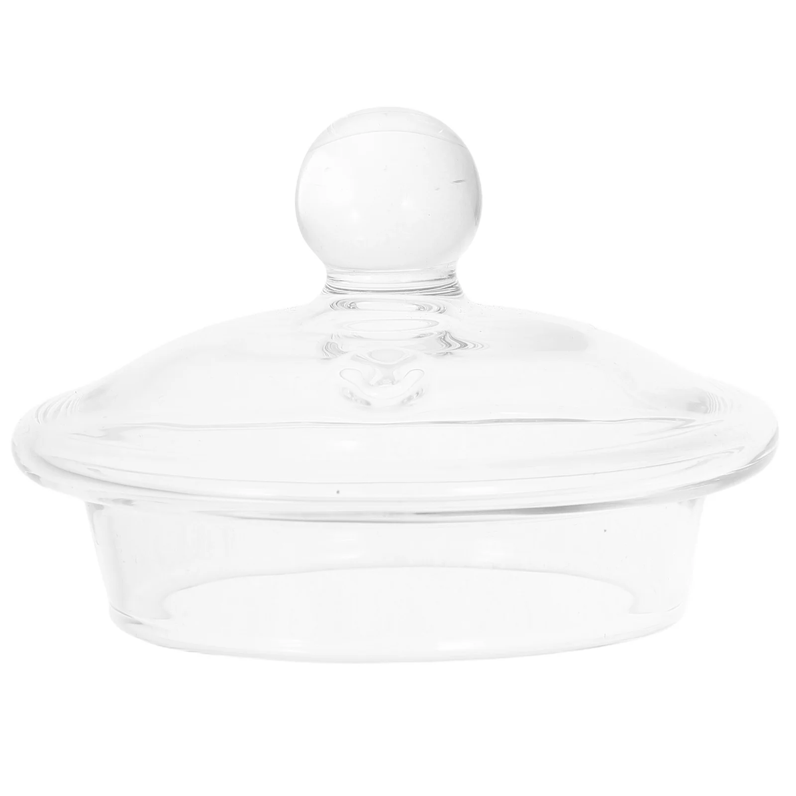

Transparent Glass Lid for 200Ml Teapot Clear Replacement Cover for Tea Brewing Kitchen Accessories Heat Retention