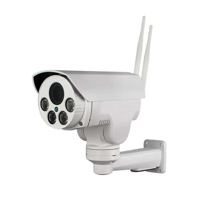 Double Antenna 10X Zoom 5-50MM Security WiFi Wireless 4G Lte IP PTZ Outdoor Camera