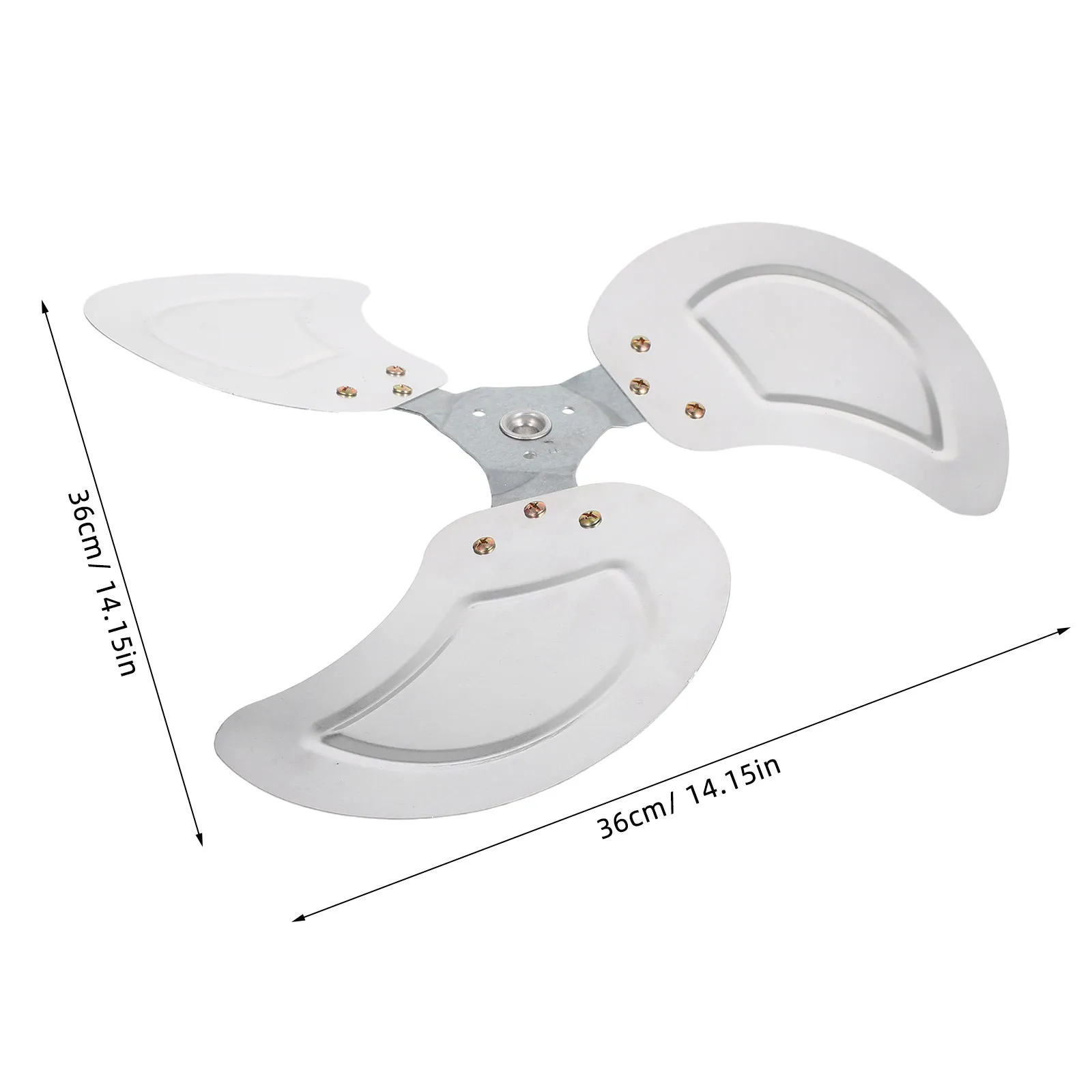 16 Inch Aluminum Floor Fan Blades Replacement Quiet Low Noise Operation for Industrial Office Warehouse Commercial Spaces