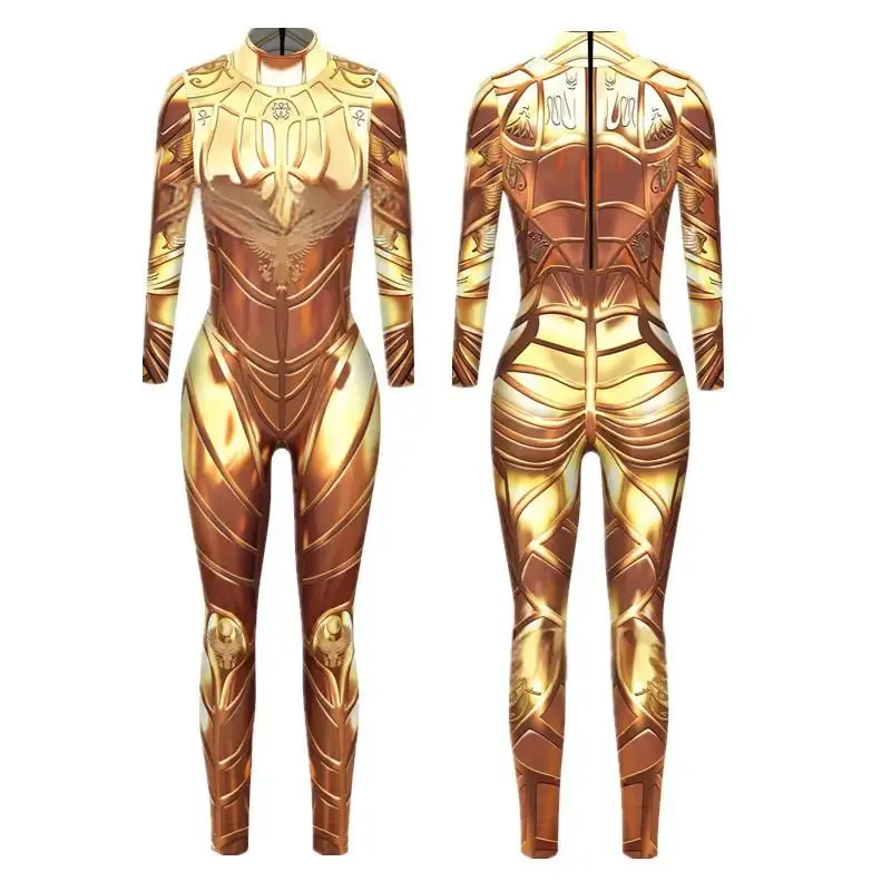 Sky06 Cross border Halloween anime 3D digital printing male and female cosplay slim fit one-piece performance66lU&