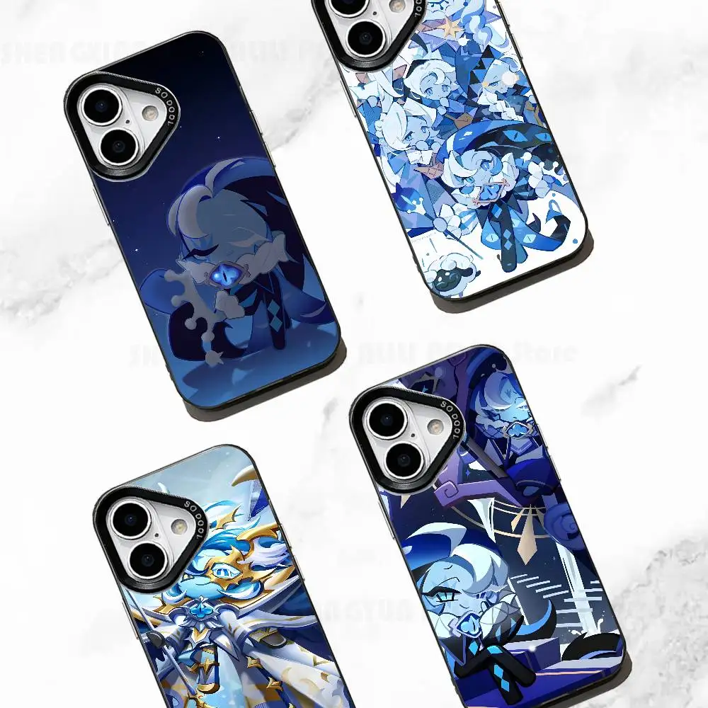 Funda Shadow Milk Cookie para iPhone 11 12 13 14 15 16 17 Pro Max XS X XR