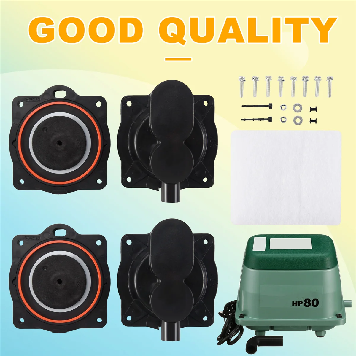 New HP60/80 Air Pump Rebuild Complete Kit for Hiblow HP 80 HP 60