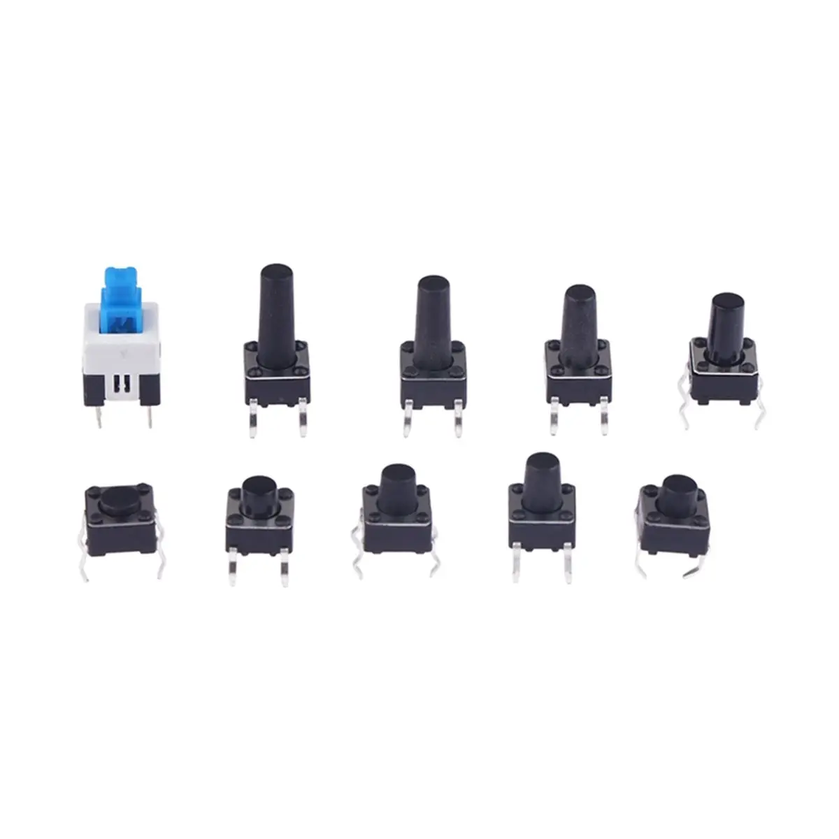 180 Pcs Tactile Push Button Switch Kit - 6mm/7mm SMD Momentary Tact Switch Assortment, Electronic Components