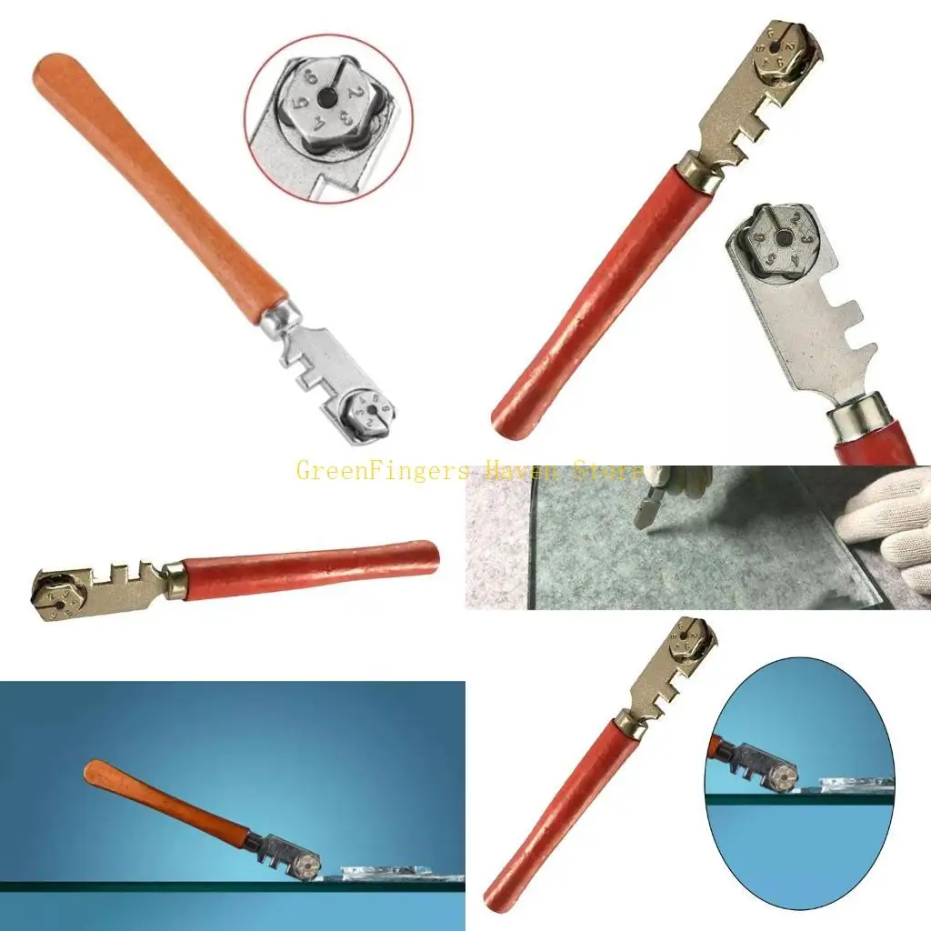 

F68D Multifunctional Portable Six-wheel Glass Cutter High-strength Roller