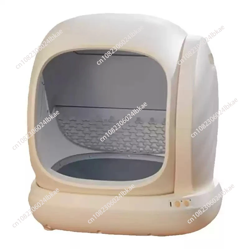 Fully automatic cat litter box, oversized, splash proof, open type, odor proof, intelligent electric cleaning, cat toilet