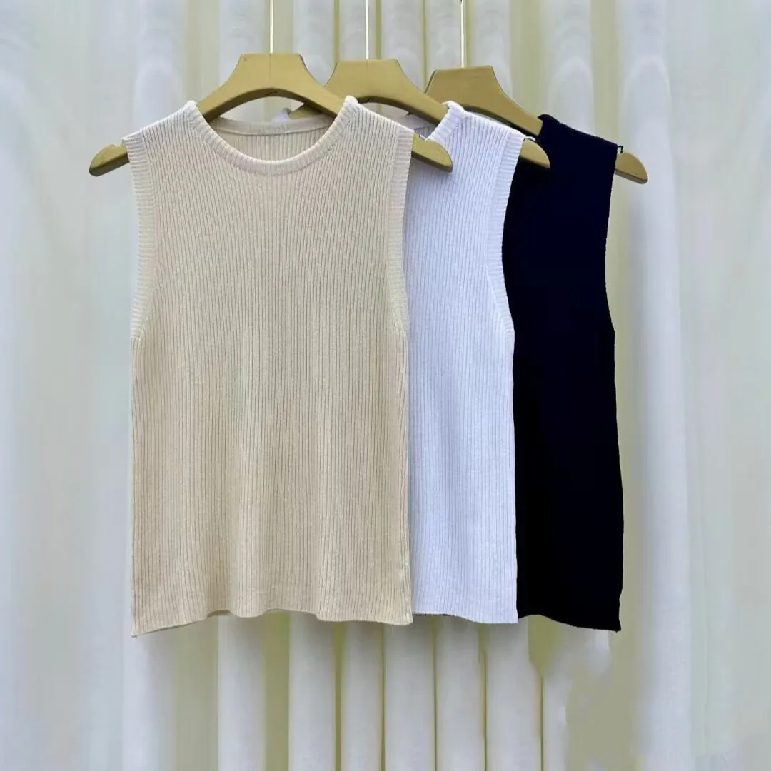 Estate Bianco lavorato a maglia Csole Abbigliamento interno da donna Abito alla moda Base irt Stretto ort Svel Top Capispalla Fibra di poliestere