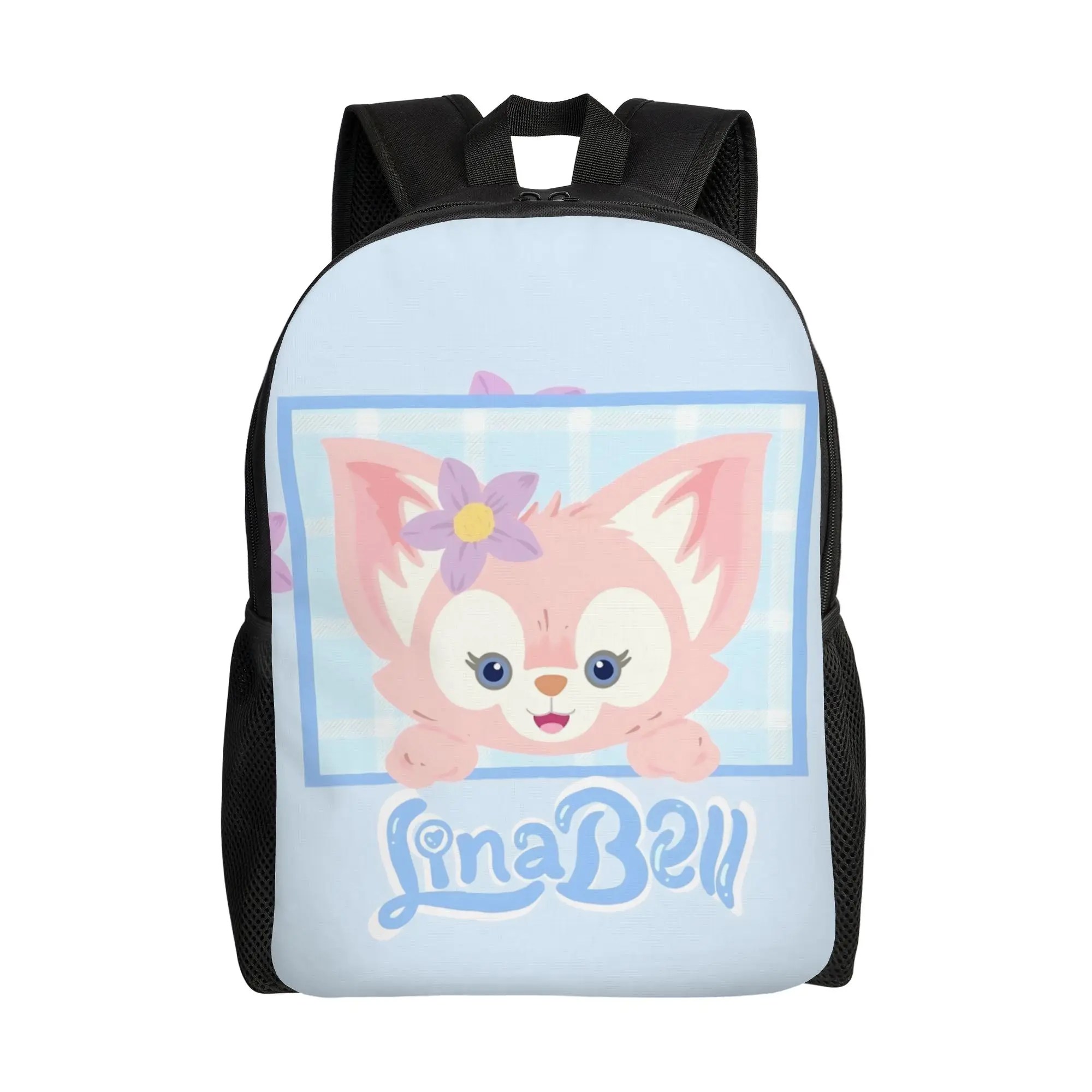 

Рюкзак для школы с изображением персонажей Диснея: Дэффи и друзья, рюкзак LinaBell Pink Fox, розовый, прочный, для работы, с плечевыми лямками, 1 шт.