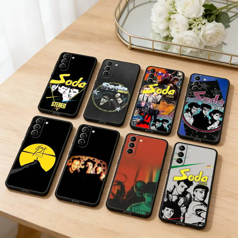 Rock Band S-Soda S-Stereo  Phone Case For Samsung S26,S25,S24,S23,S22,S21,S30,Ultra,Plus,Fe,Lite,Note,10,Black Cover