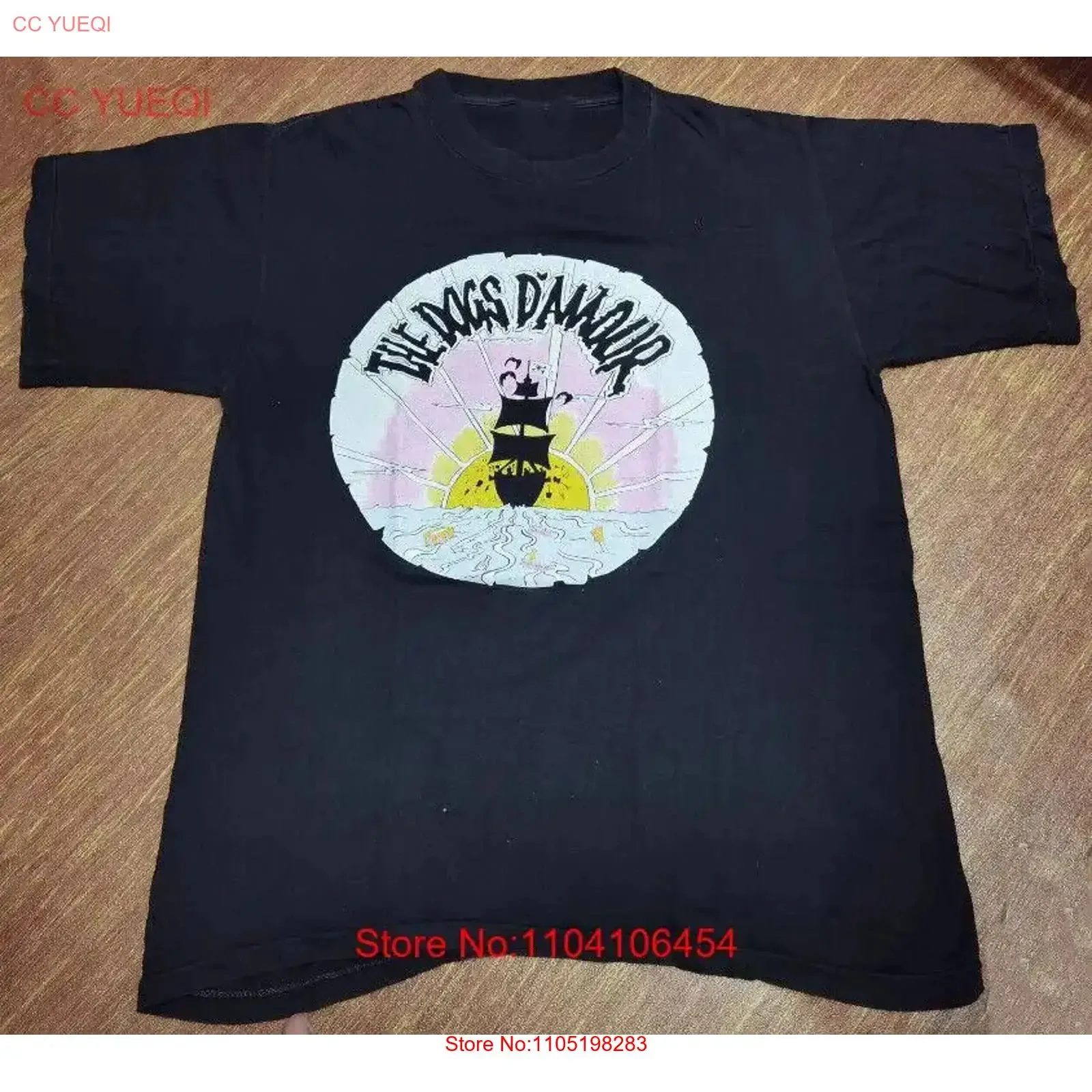 

Vtg The Dogs D'Amour Band For Fans Хлопковая черная футболка всех размеров BL133, винтажная стираная модная стильная удобная футболка