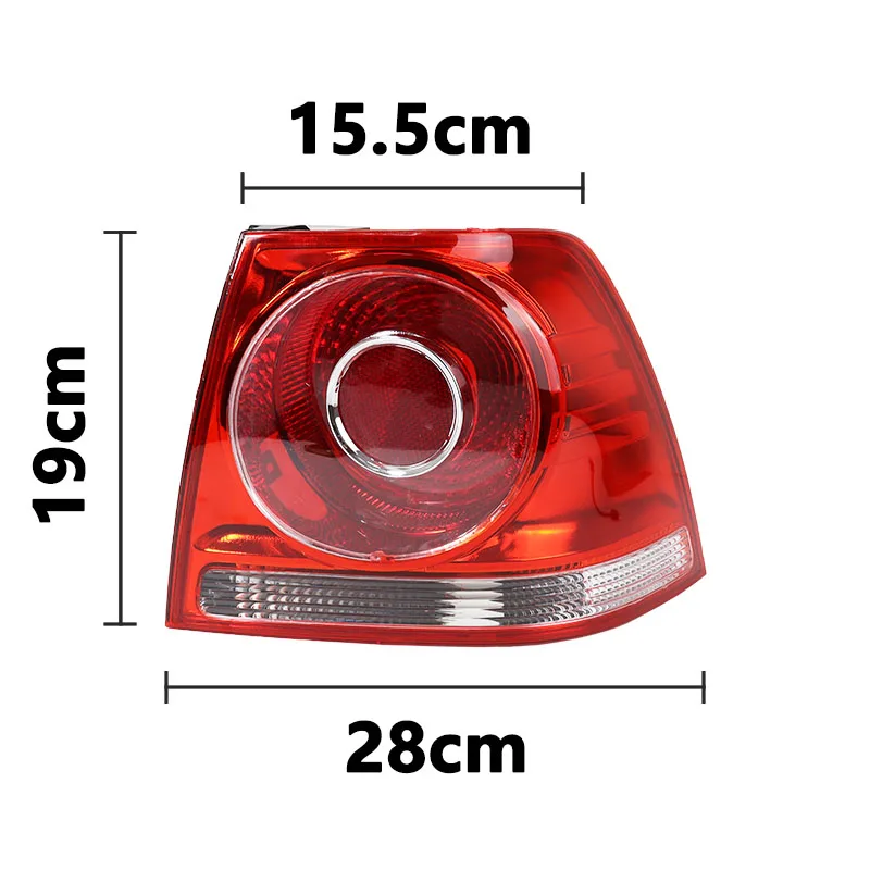 Rear Taillight Lamp HousingRear Bend Light Brake Light Turn Signal Without Bulb For Volkswagen Bora 2006 2007 2008 Auto Parts