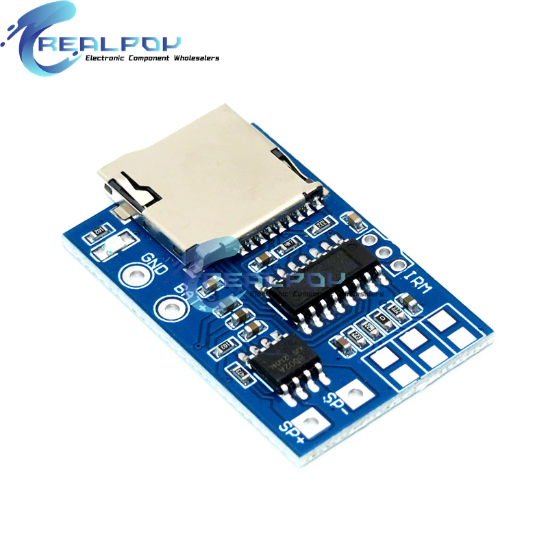 GPD2846A TF Card MP3 Decoder Board 2W Amplifier Module for Arduino GM Power Supply Module