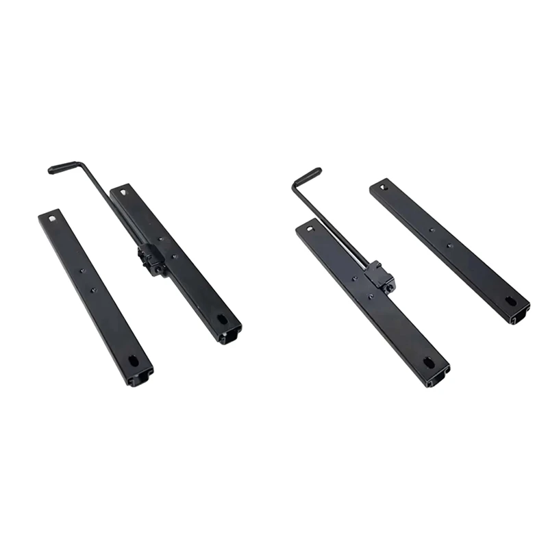 Single Lock Car Seat Slide Rail High Strength Adjustable Seat Slide Rail Assembly Kit For Loader Forklift Tractor