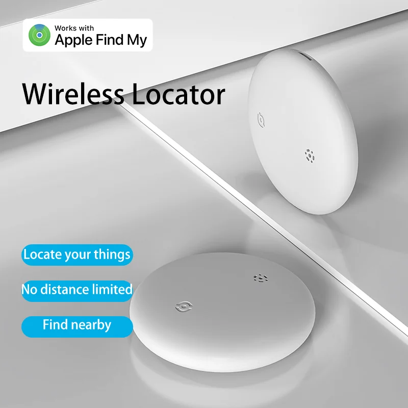 AirTag flat version GPS global positioning tracker, one click call search, global coverage. Compatible with iOS' Find My 'app