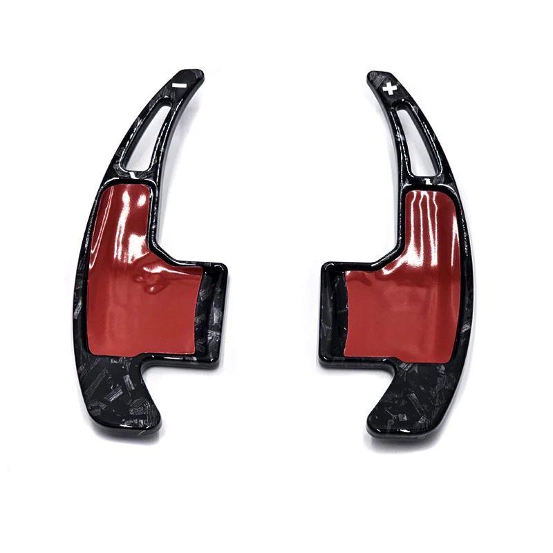 2 pcs Car Steering Wheel Paddle Shifter Cover For Ford Mustang 2015 2016 2017 2018 2019 2020 2021 2022 2023 ABS Trim Accessories
