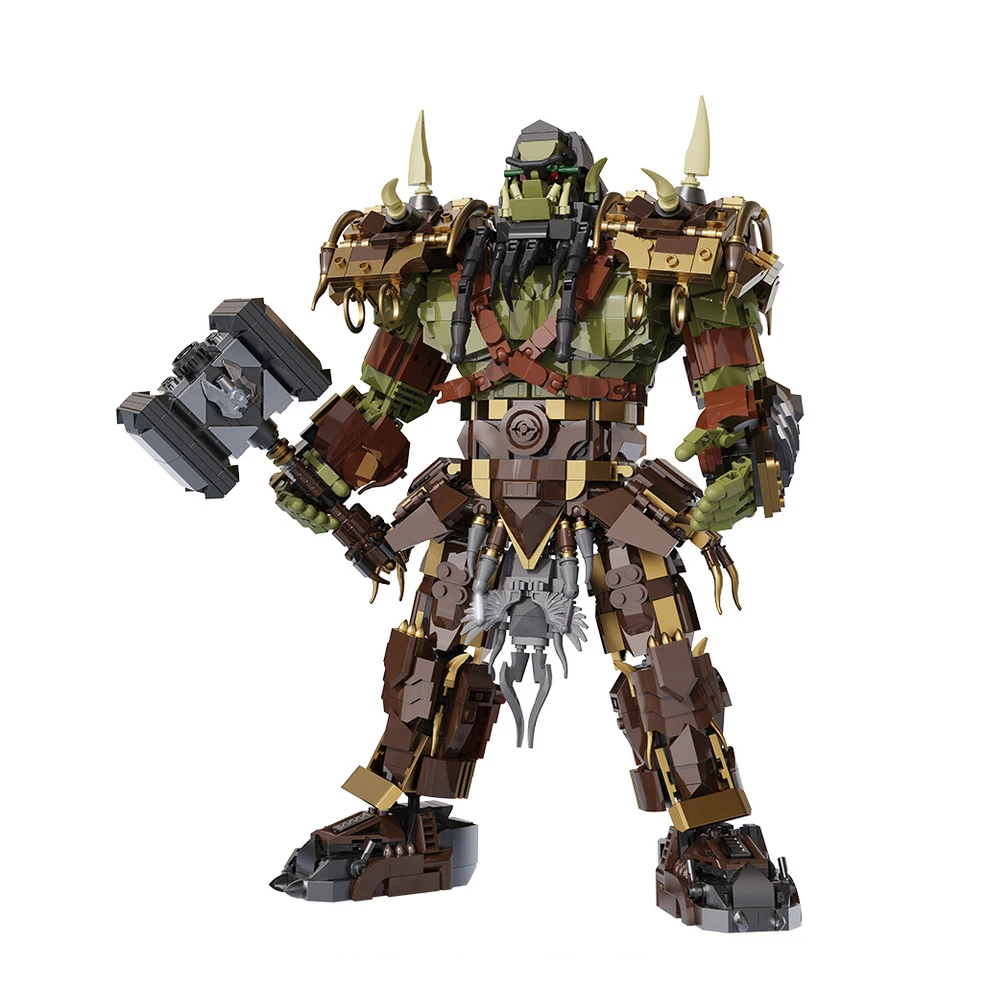 

IN STOCK MOC Creativity Magical World Orc Thrall Figure Building Blocks Bricks Assembling Model Toys for Children Birthday Gift