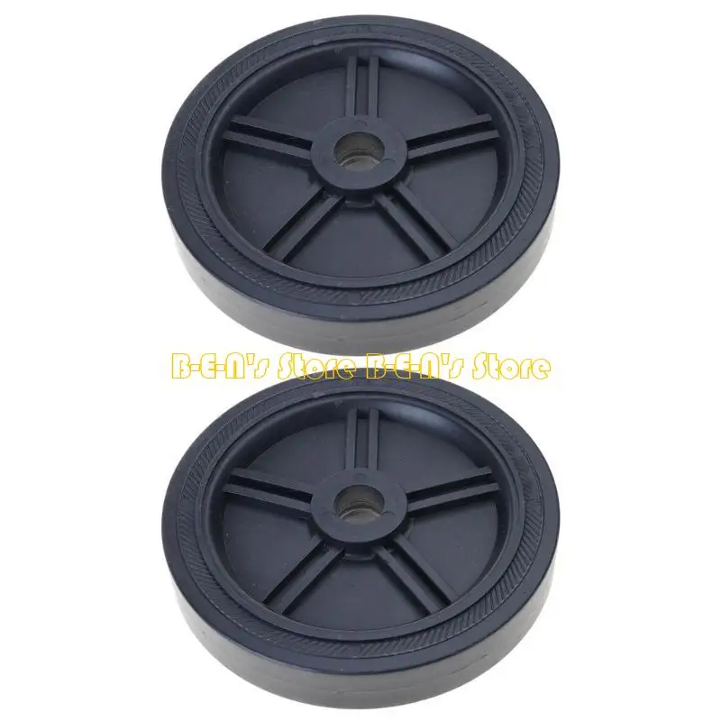 Y1AD Universal Air Compressor Wheel 2Pack Durability Quiet Rollers 20mm Mount Hole Heavy Duty Casters Mobility Accessories