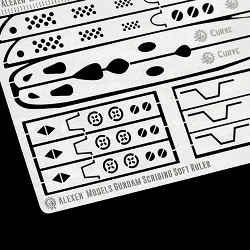  Professional Tool Hobby DIY Accessories Soft Ruler Detail Adding Templates